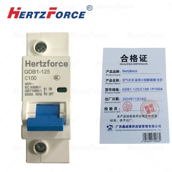 空气开关家用小型断路器空开3P100A