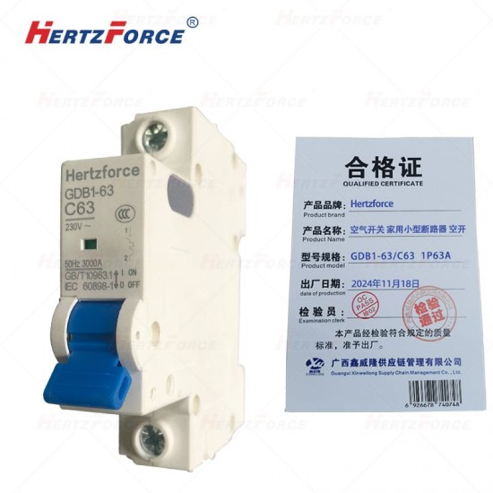 空气开关 家用小型断路器空开 2P63A