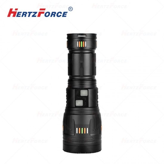 聚荧吸光片手电筒 功率30W 射程1200米