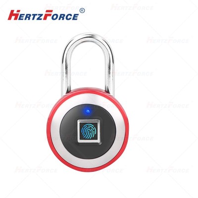智能指纹挂锁 80*50mm 黑/红/银/香槟色