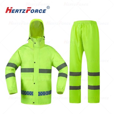 分体雨衣套装 150D PVC涂层 M-XXXXL