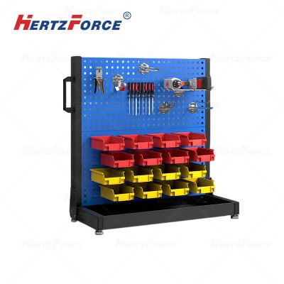 方孔挂板车间物料架五金工具摆放架 单面2层