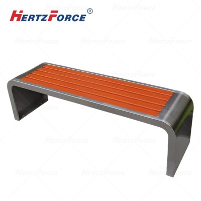 不锈钢塑木户外公园椅 1.8m