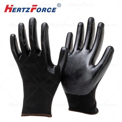 黑胶尼龙丁腈手套 L码 42g