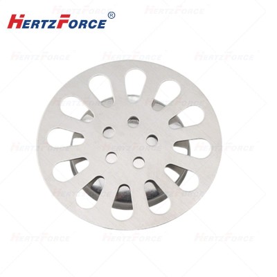 不锈钢圆形地漏盖7.8cm 带碗