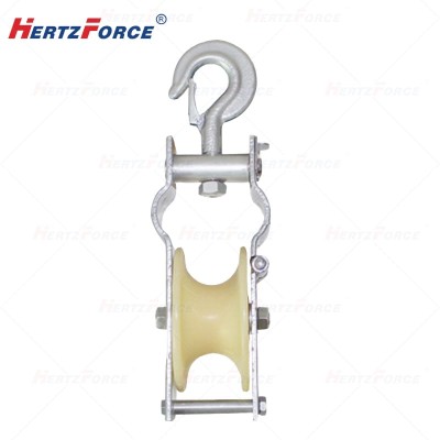 挂钩式放线滑轮80*35mm