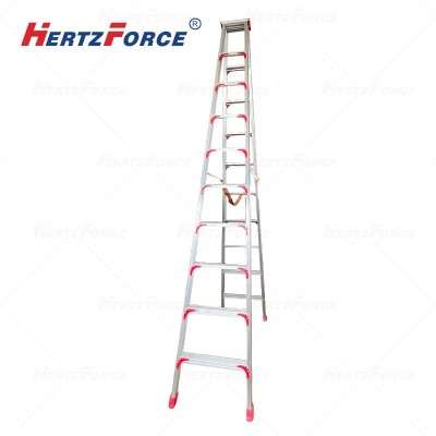 加厚加固铝合金人字梯 4米