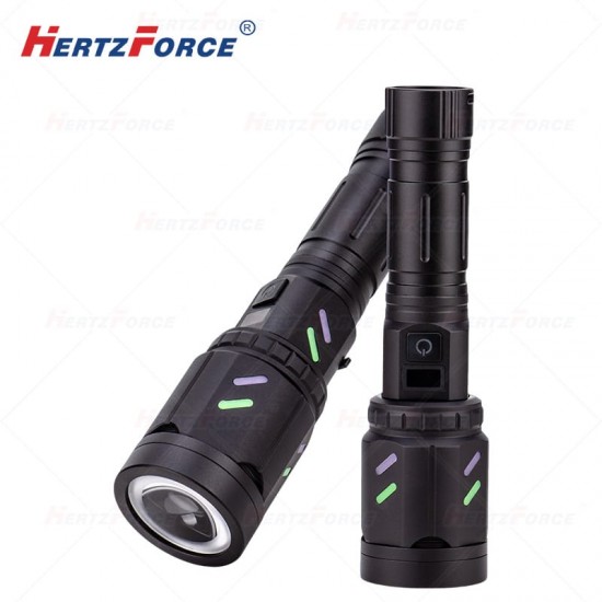 点烟聚焦强光户外手电筒 功率30W