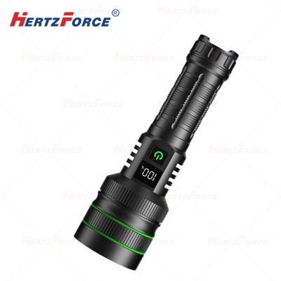 强光伸缩大泛光变焦手电筒 超长射程1200米