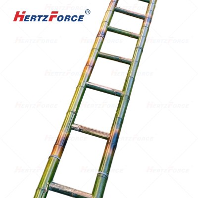 竹梯 步梯 含防滑套 15级5.3米