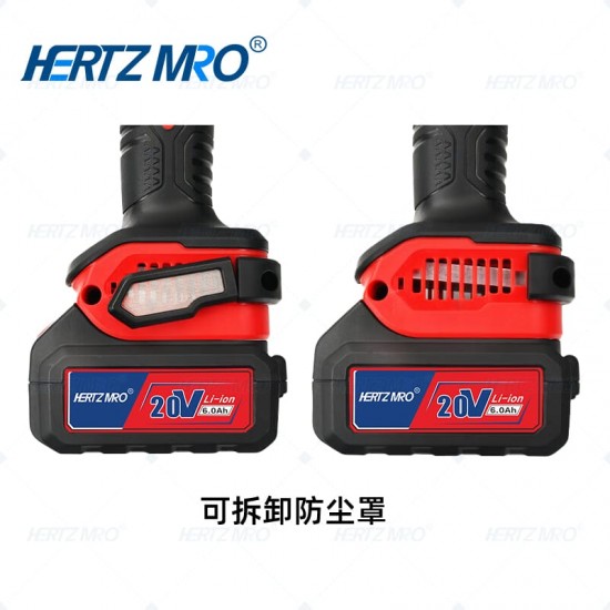 无刷锂电角磨机 20V 6.0Ah 两电一充