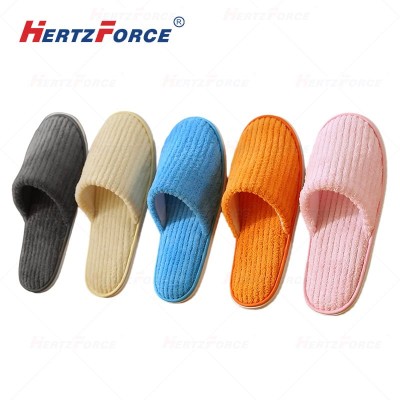 一次性拖鞋珊瑚绒面料镶底工艺 300双/袋