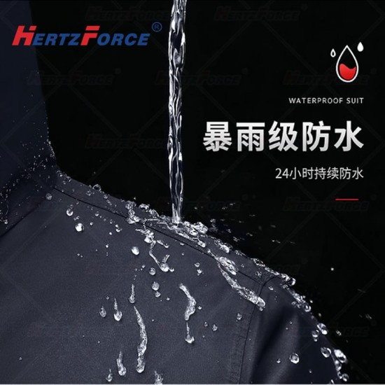 针织布防爆雨加厚分体雨衣雨裤 XL-4XL码