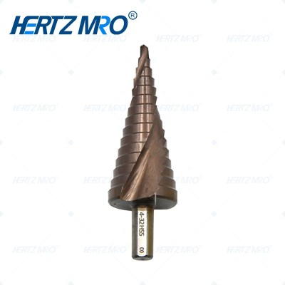 含钴三角柄螺旋槽宝塔阶梯钻 15阶