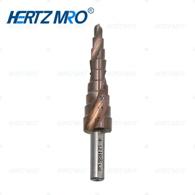 含钴三角柄螺旋槽宝塔阶梯钻 9阶