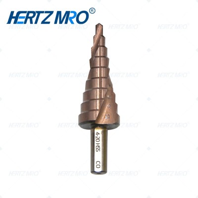 含钴六角柄螺旋槽宝塔阶梯钻 9阶