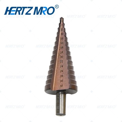 含钴三角柄直槽宝塔阶梯钻 15阶