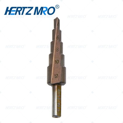 含钴三角柄直槽宝塔阶梯钻 5阶