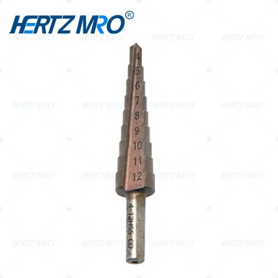 含钴三角柄直槽宝塔阶梯钻 9阶