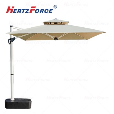 户外遮阳伞庭院伞罗马伞2.5米方形