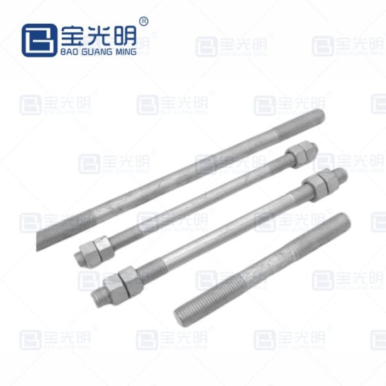 外六角螺栓 热镀锌双头螺栓 M18*310mm