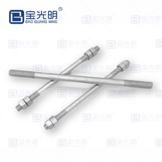 外六角螺栓 热镀锌双头螺栓 M18*310mm
