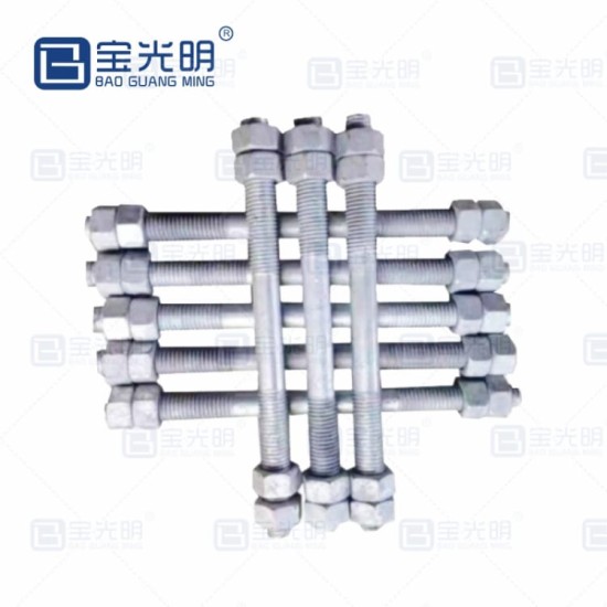 外六角螺栓 热镀锌双头螺栓 M18*310mm