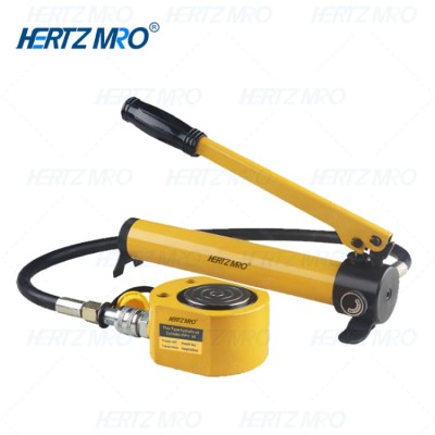 超薄液压千斤顶 (配手动液压泵) 承重20T