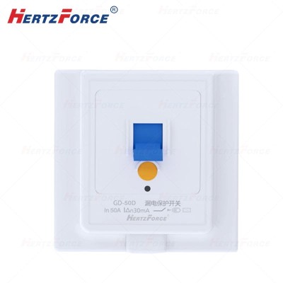 家用空调热水器 小厨宝漏电保护开关 86型暗装接线50A
