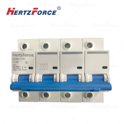 空气开关 家用小型断路器 空开 4P100A