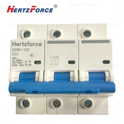 空气开关 家用小型断路器 空开 3P80A