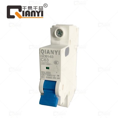 空气开关 家用小型断路器 空开 1P63A
