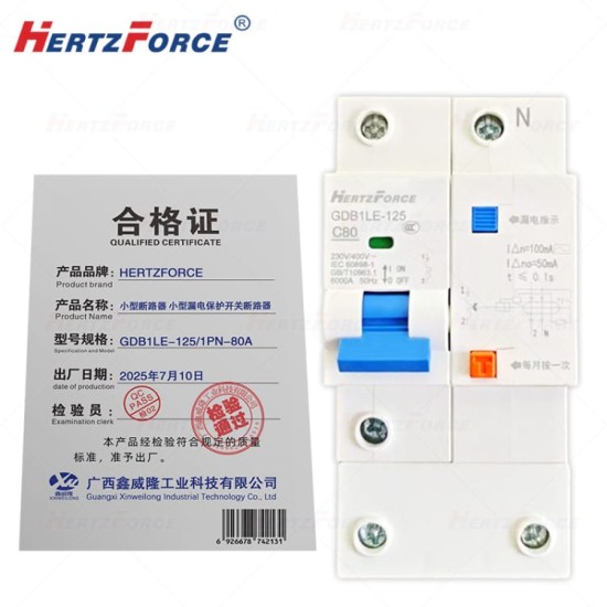 小型断路器小型漏电保护开关断路器80A