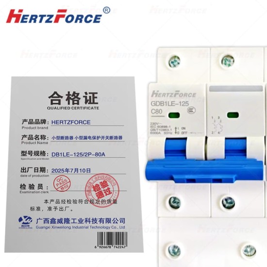 小型断路器小型漏电保护开关断路器80A