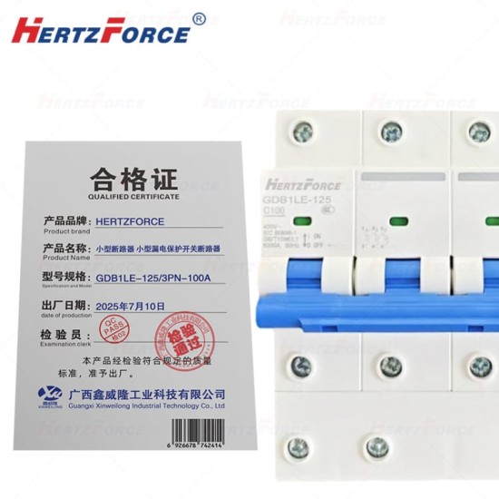小型断路器小型漏电保护开关断路器3PN