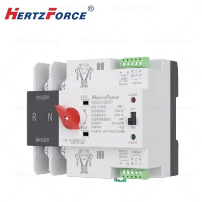 双电源备用电源手动切换开关单相220伏 2P40A