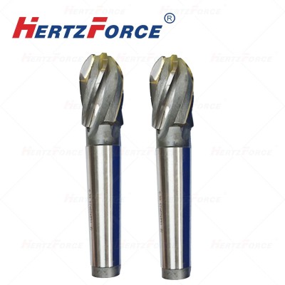 镶合金螺旋深圆型铣刀 总长19cm 2支/套