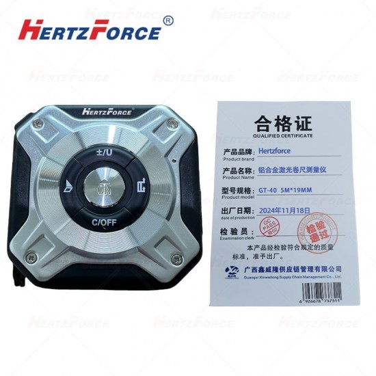 铝合金激光卷尺 测量仪 5M*19MM