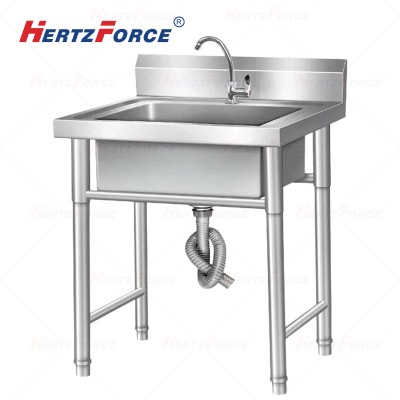 商用加厚不锈钢 水槽 单槽洗碗洗菜池60*60*80CM