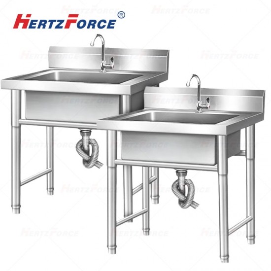 商用加厚不锈钢 水槽 单槽洗碗洗菜池60*60*80CM