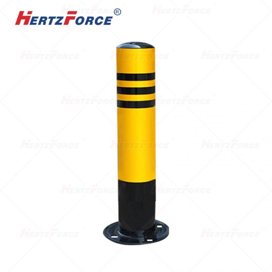 警示防撞桩 黑黄色 76x400mm  