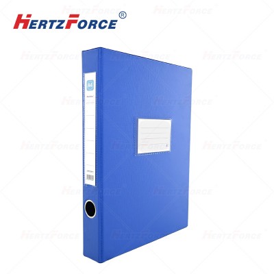 PVC档案盒 资料盒文件盒文件夹带压夹磁铁扣A4