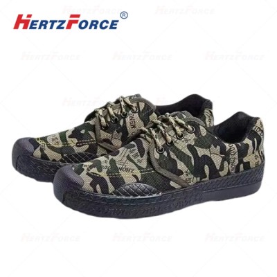 男女工地鞋劳保 鞋防滑耐磨橡胶底野战迷彩鞋 36-45（码数可选）