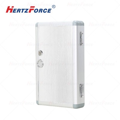 壁挂式钥匙管理箱铝合金挂墙钥匙柜收纳盒 24位