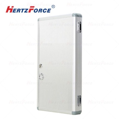 壁挂式钥匙管理箱 铝合金挂墙钥匙柜收纳盒 48位