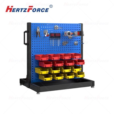 方孔挂板车间 物料架五金工具摆放架 双面2层 990*960*610mm