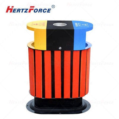 户外二分类圆口 垃圾桶垃圾箱 67*38*87cm