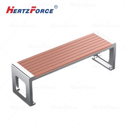 不锈钢防腐木户外公园椅 1.5m