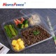 一次性五格饭盒带盖 1000ml 150套/件