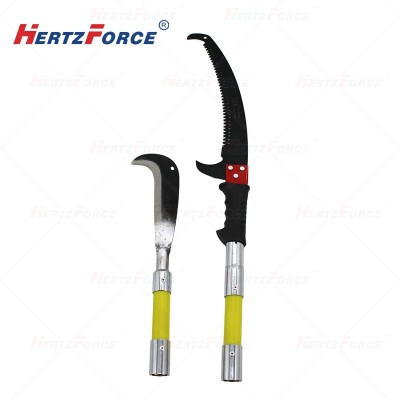 高枝手拉锯 搭配砍柴刀 三节4.5米长